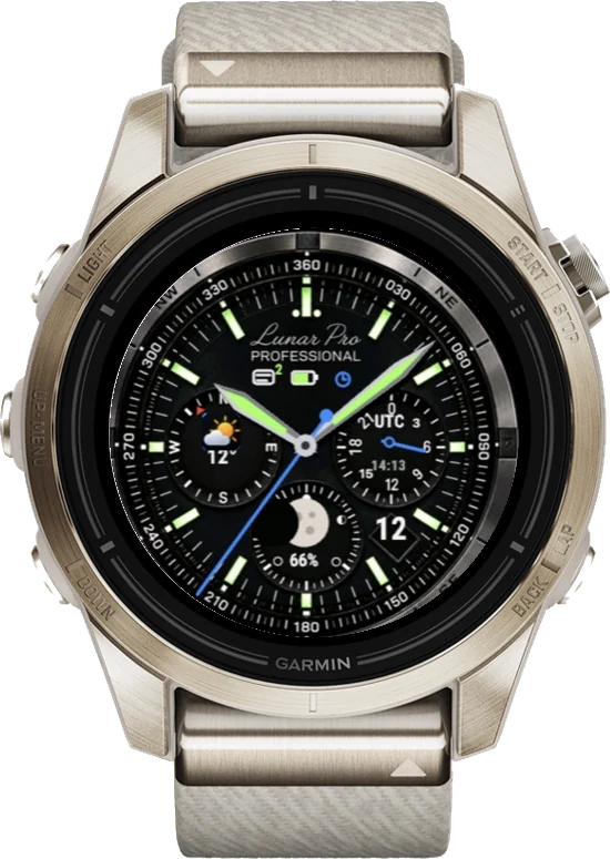 Циферблат ЛУНА на Garmin epix 2 Pro 42mm