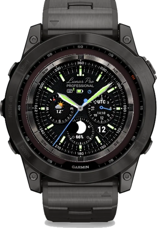 Циферблат ЛУНА для Garmin fēnix 7X 51mm