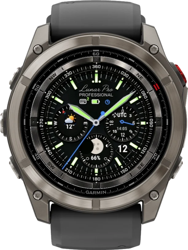 Циферблат ЛУНА на Garmin fēnix 8 Pro 47/51mm
