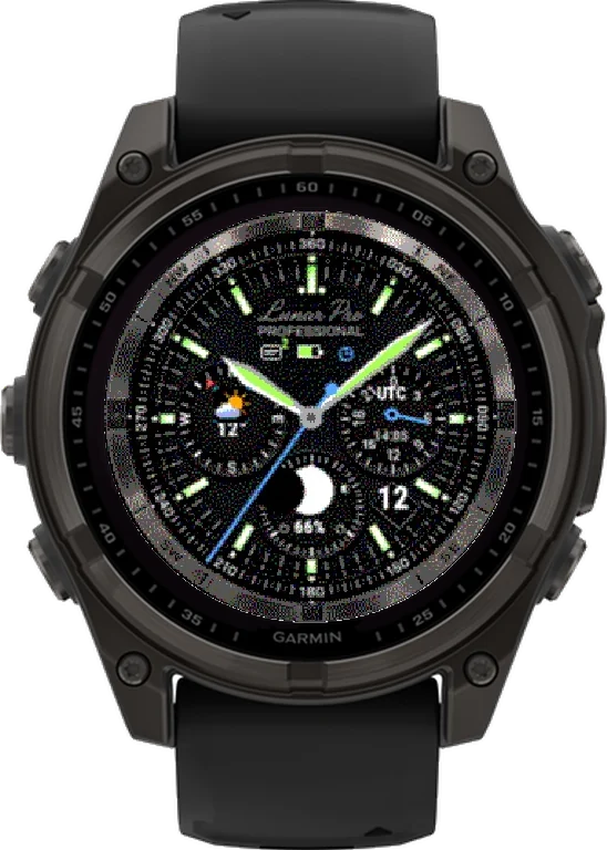 Циферблат ЛУНА на Garmin fēnix 8 Solar 47mm