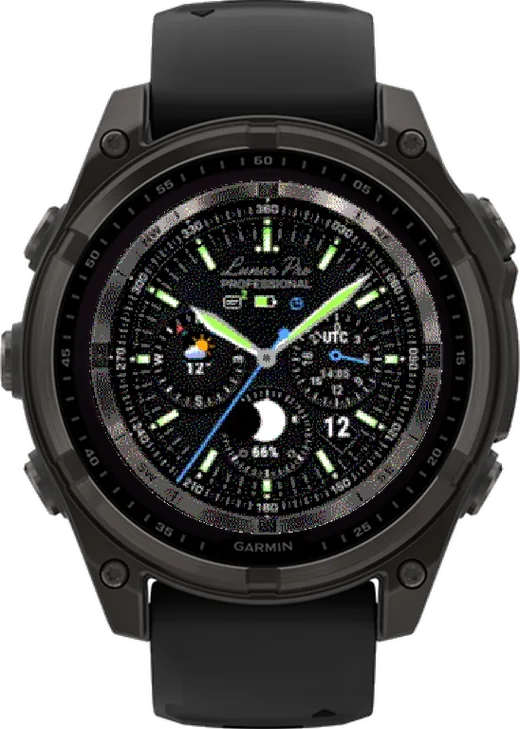 Циферблат ЛУНА для Garmin fēnix 8 Solar 47mm