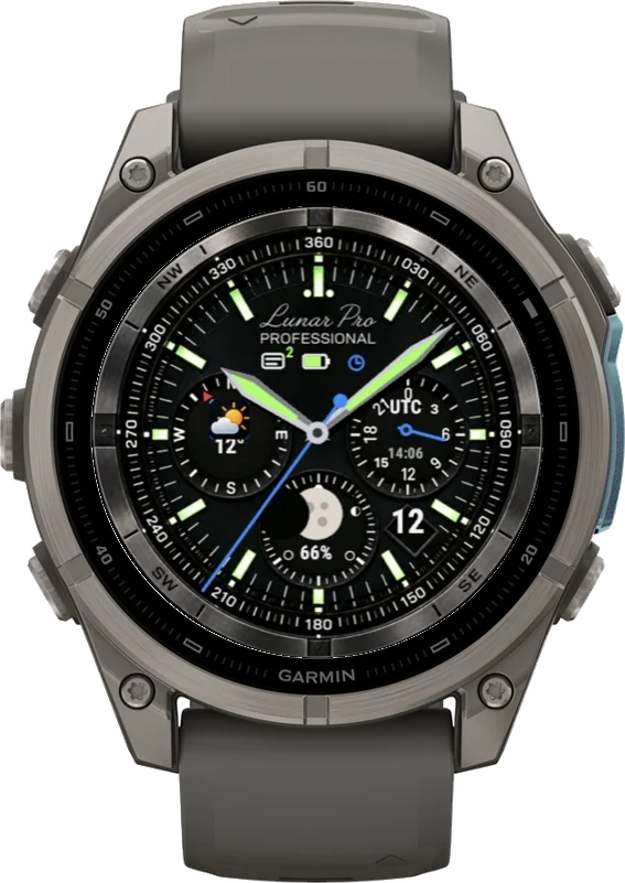 Циферблат ЛУНА на Garmin fēnix 9 47/51mm