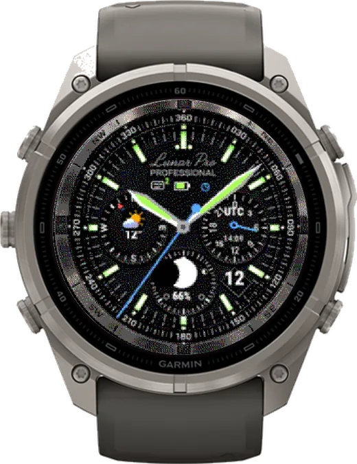 Циферблат ЛУНА для Garmin fēnix 9 Pro Solar 51mm