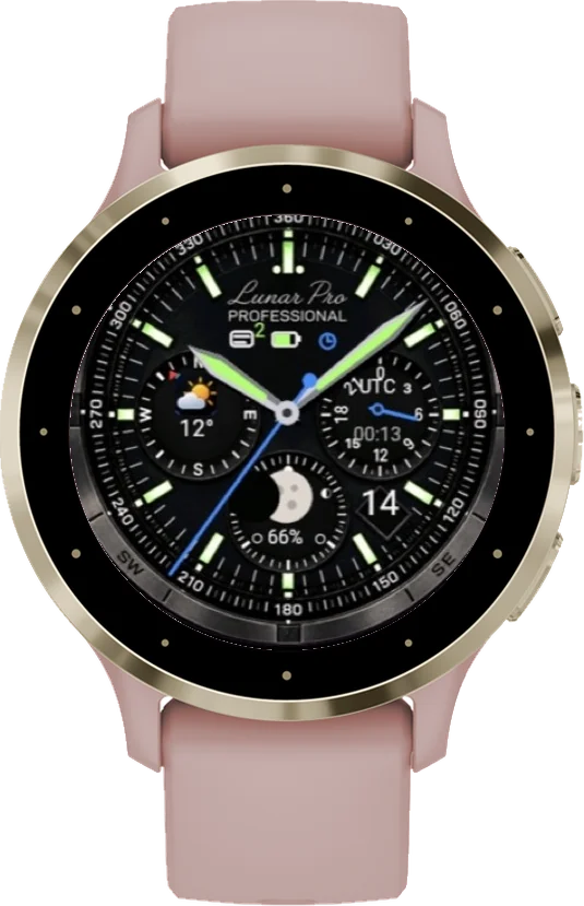 Циферблат ЛУНА на Garmin Venu 3S