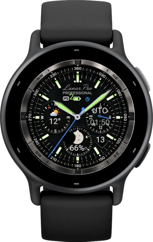 Циферблат ЛУНА на Garmin vívoactive 5