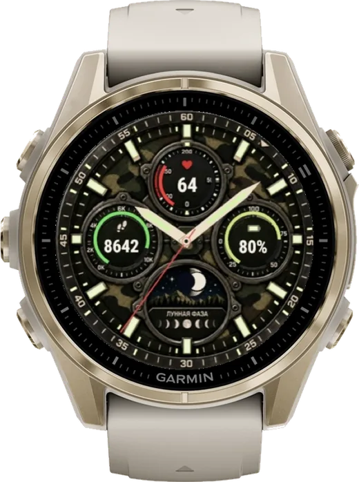 Циферблат ЛУНА-ПОЛЕ для Garmin fēnix 8 43mm