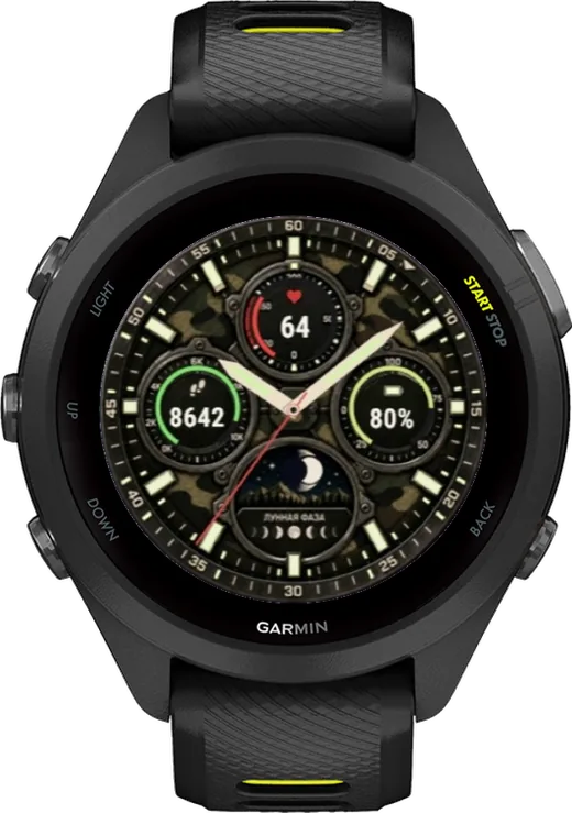Циферблат ЛУНА-ПОЛЕ для Garmin Forerunner 265S