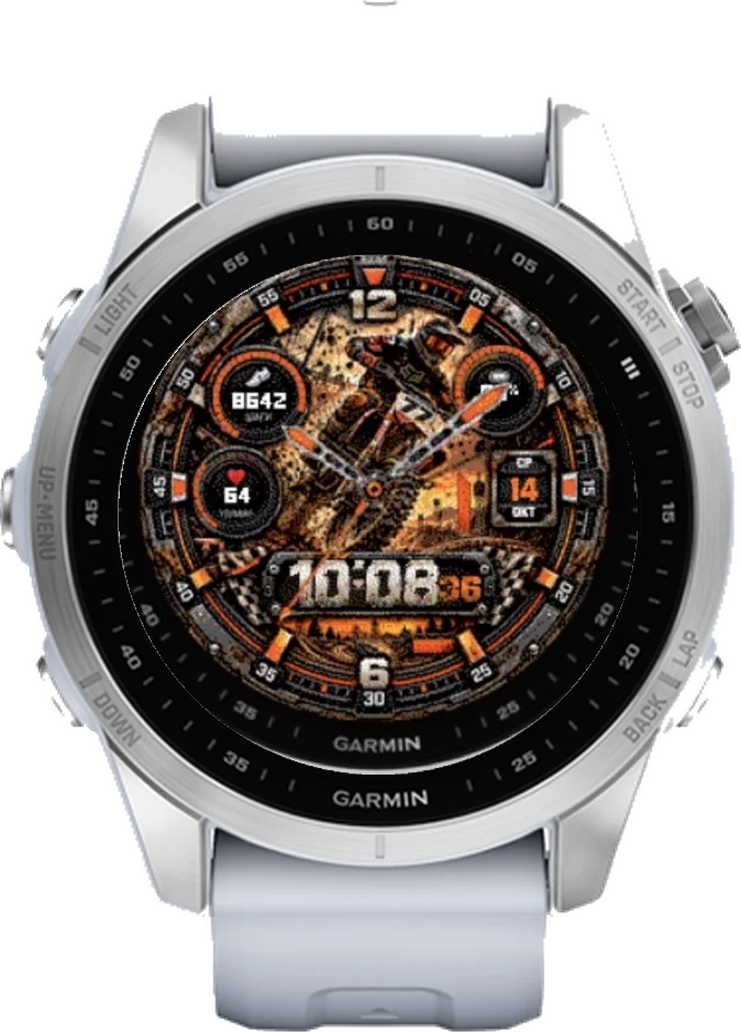 Циферблат МОТОКРОСС на Garmin fēnix 7S 42mm