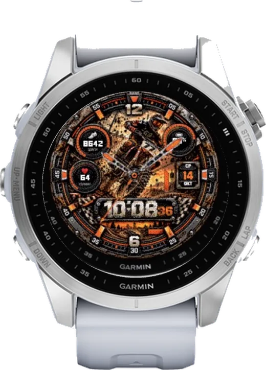 Циферблат МОТОКРОСС для Garmin fēnix 7S 42mm