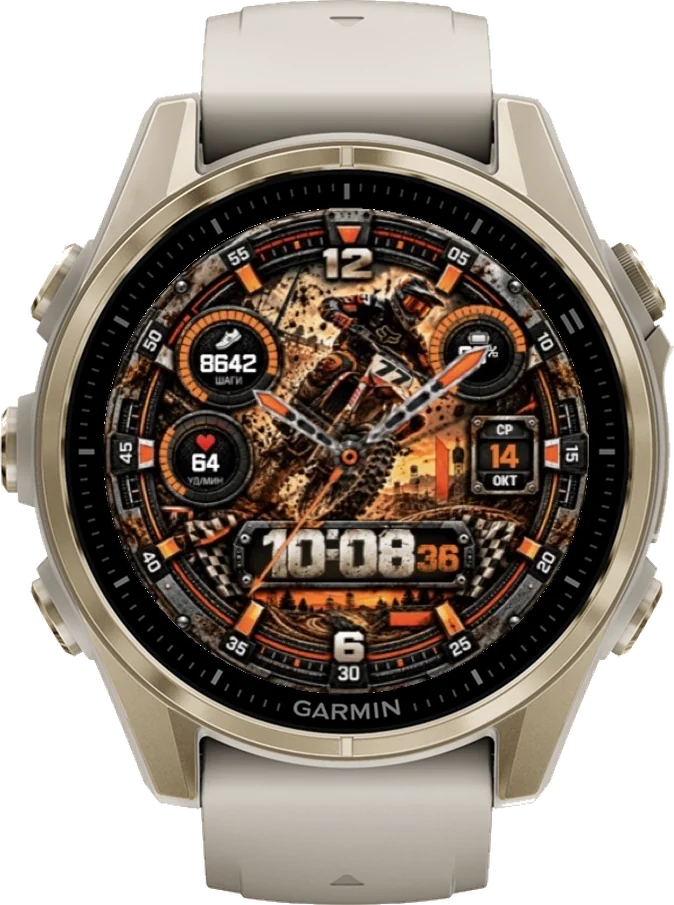 Циферблат МОТОКРОСС на Garmin fēnix 8 43mm