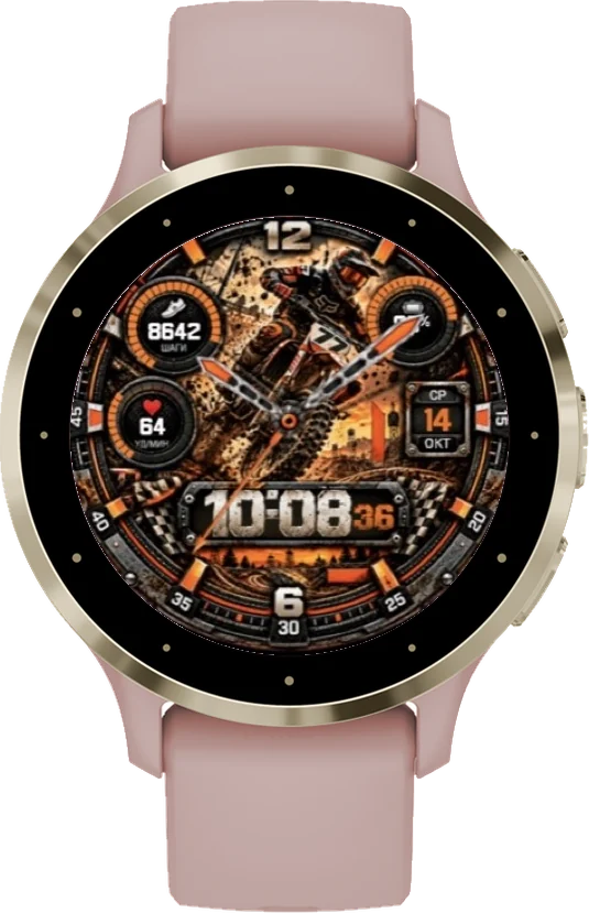 Циферблат МОТОКРОСС на Garmin Venu 3S