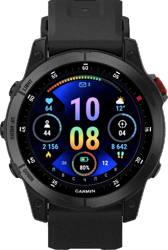 Циферблат СПЕКТР на Garmin epix 2 47mm