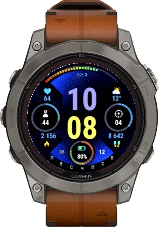 Циферблат СПЕКТР на Garmin fēnix 7 Pro 47mm