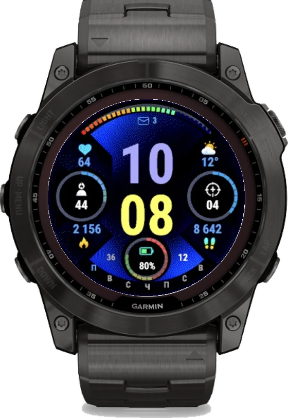 Циферблат СПЕКТР на Garmin fēnix 7X 51mm