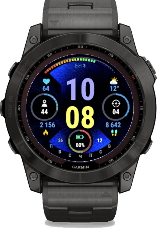 Циферблат СПЕКТР для Garmin fēnix 7X 51mm
