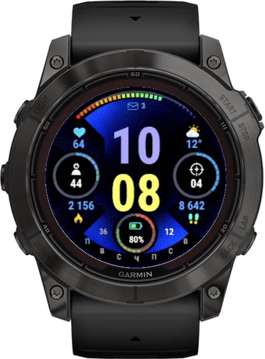 Циферблат СПЕКТР для Garmin fēnix 7X Pro 51mm
