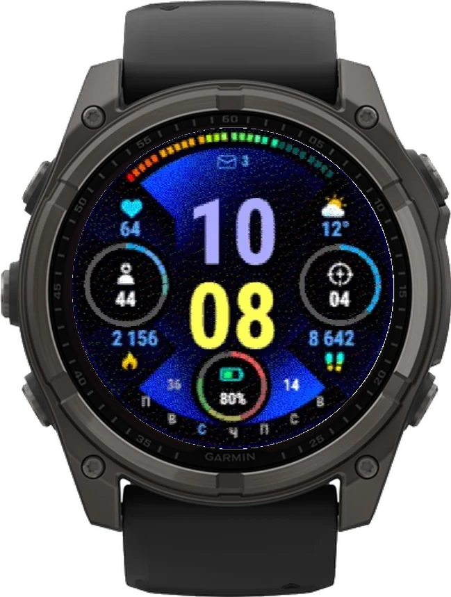 Циферблат СПЕКТР на Garmin fēnix 8 Solar 51mm