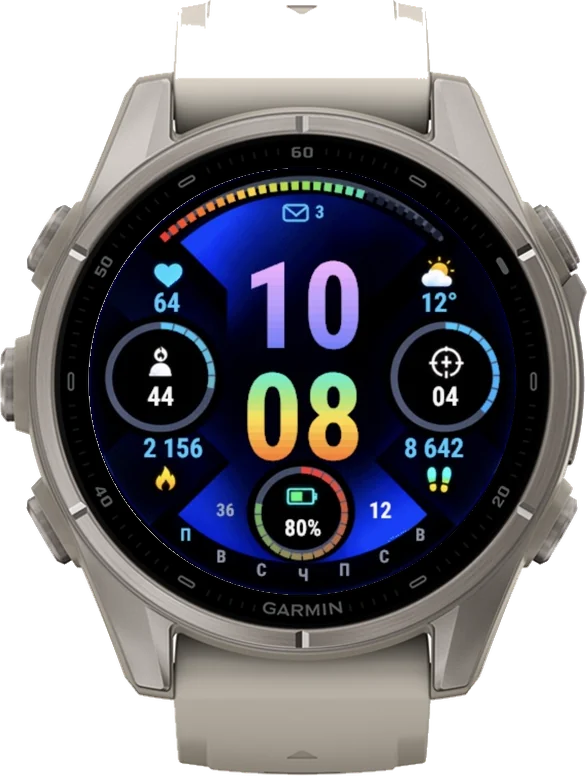 Циферблат СПЕКТР на Garmin fēnix 9 43mm