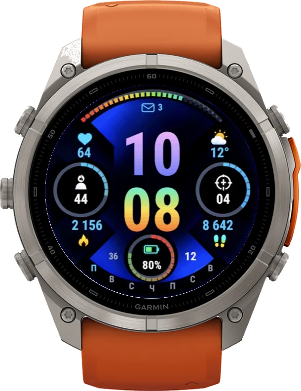 Циферблат СПЕКТР на Garmin fēnix 9 Pro 51mm