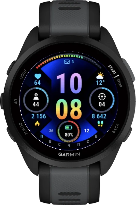 Циферблат СПЕКТР на Garmin Forerunner 165 / 165 Music