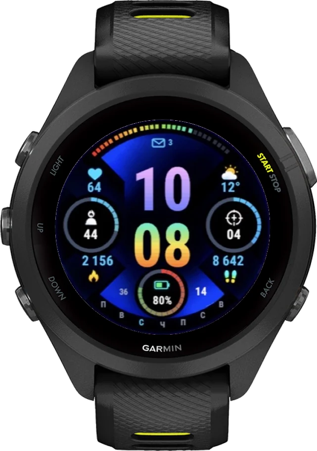 Циферблат СПЕКТР на Garmin Forerunner 265S