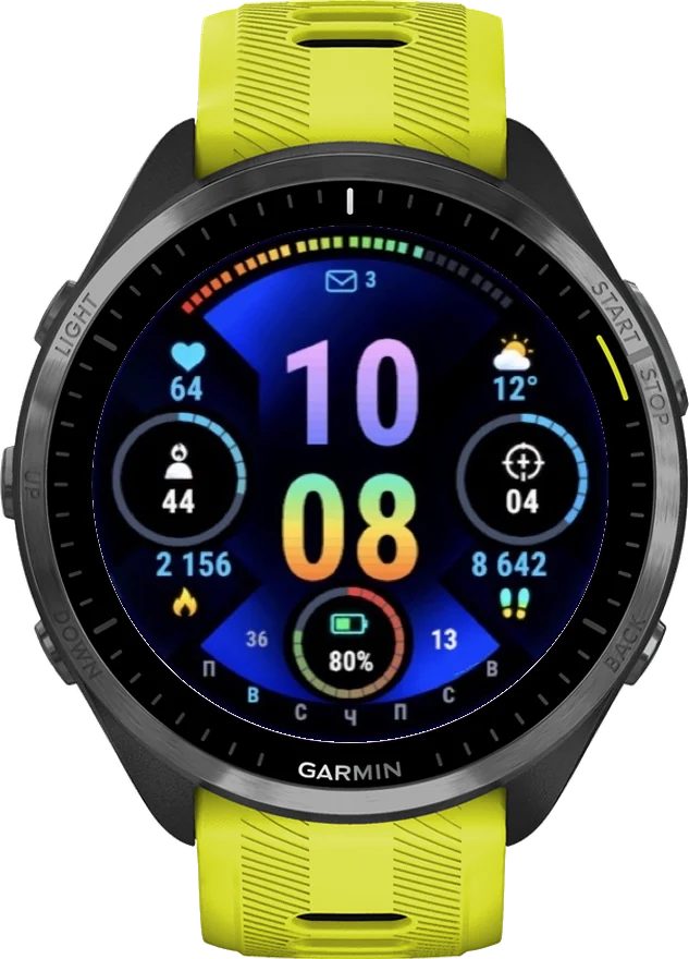 Циферблат СПЕКТР на Garmin Forerunner 965