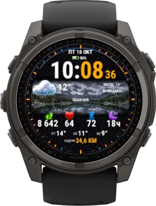 Циферблат ОКНО для Garmin fēnix 8 Solar 51mm