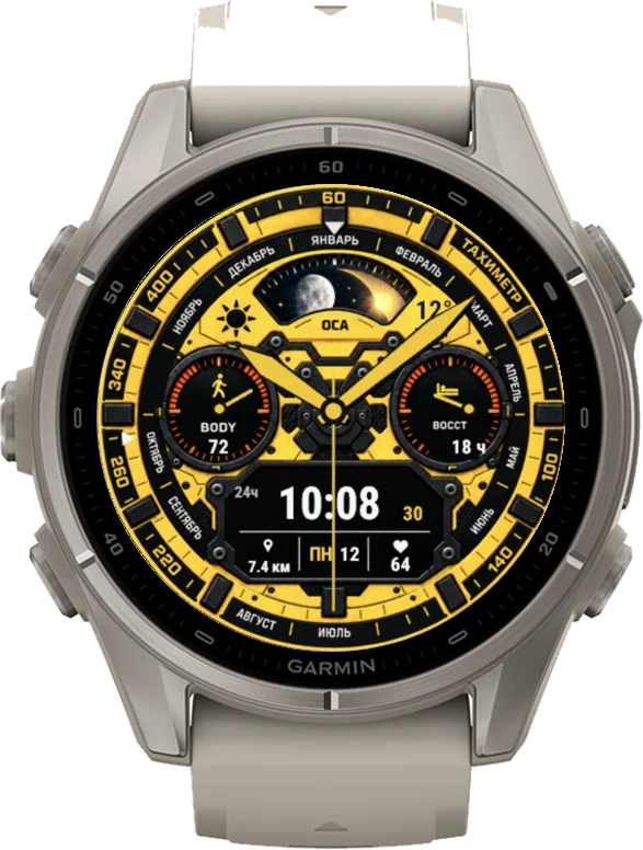 Циферблат ОСА на Garmin fēnix 9 43mm