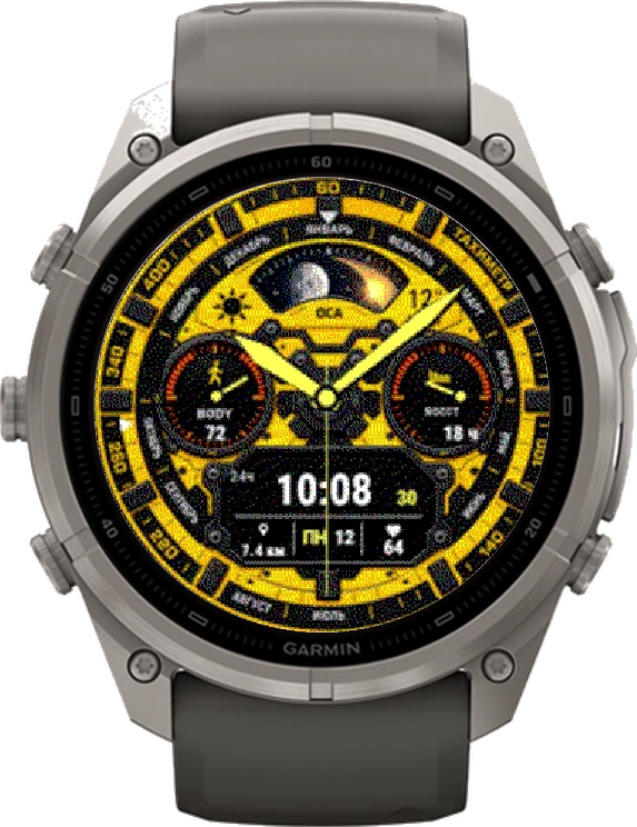 Циферблат ОСА на Garmin fēnix 9 Pro Solar 51mm