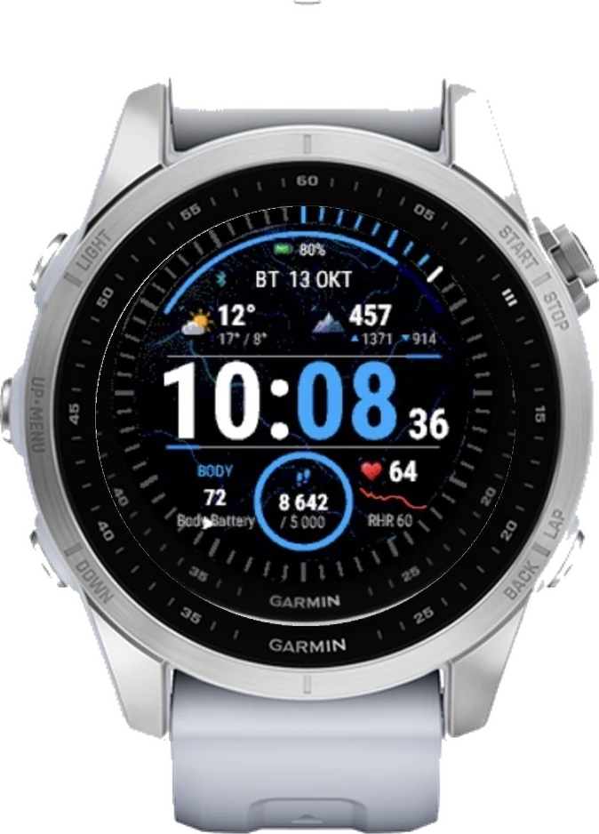 Циферблат Outdoor на Garmin fēnix 7S 42mm
