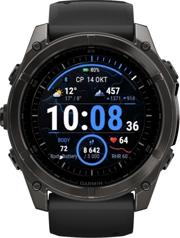 Циферблат Outdoor на Garmin fēnix 8 47/51mm