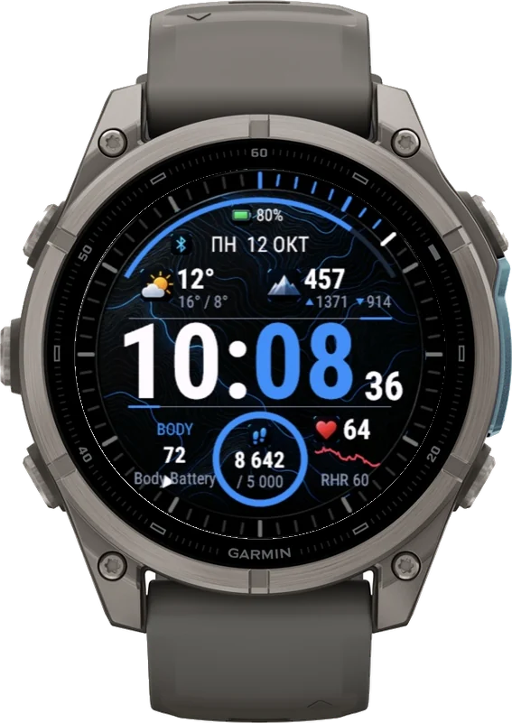 Циферблат Outdoor на Garmin fēnix 9 47/51mm