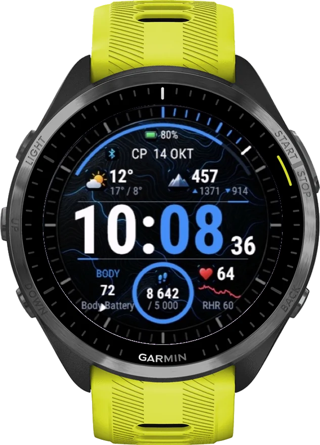 Циферблат Outdoor на Garmin Forerunner 965