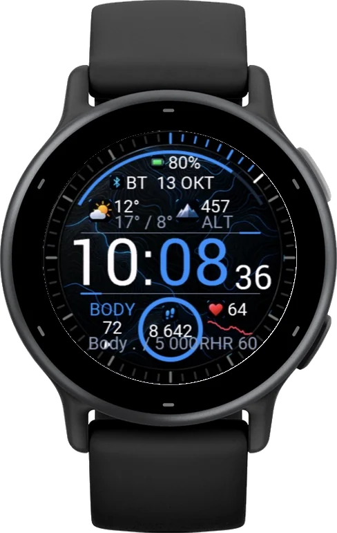 Циферблат Outdoor на Garmin vívoactive 5