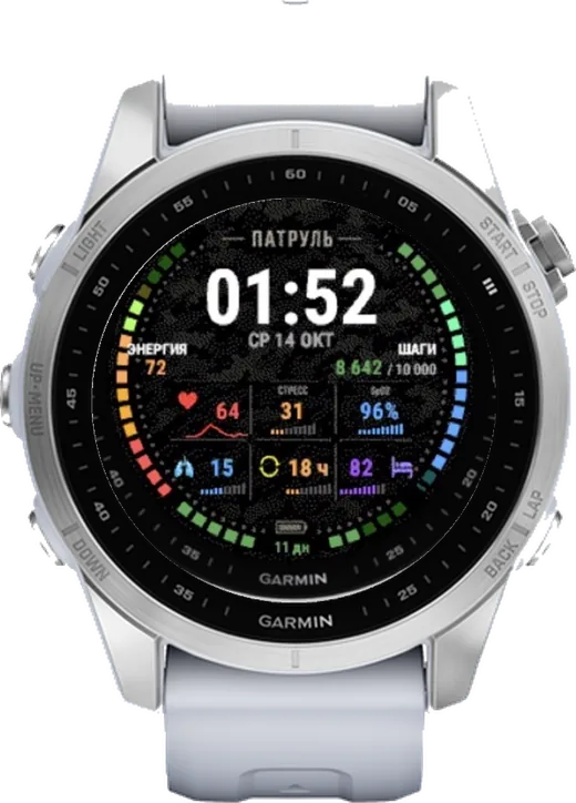 Циферблат ПАТРУЛЬ для Garmin fēnix 7S 42mm