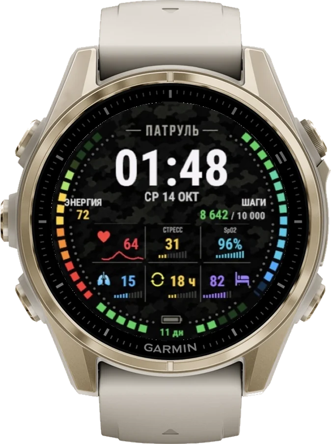 Циферблат ПАТРУЛЬ на Garmin fēnix 8 43mm