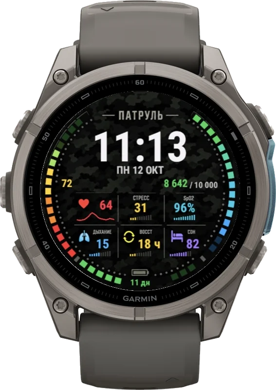 Циферблат ПАТРУЛЬ на Garmin fēnix 9 47/51mm
