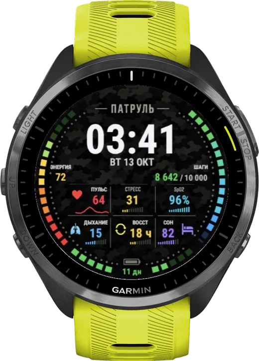 ПАТРУЛЬ на Forerunner 965