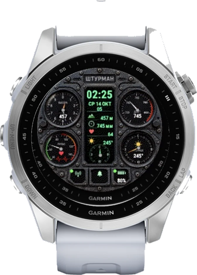Циферблат ШТУРМАН на Garmin fēnix 7S 42mm