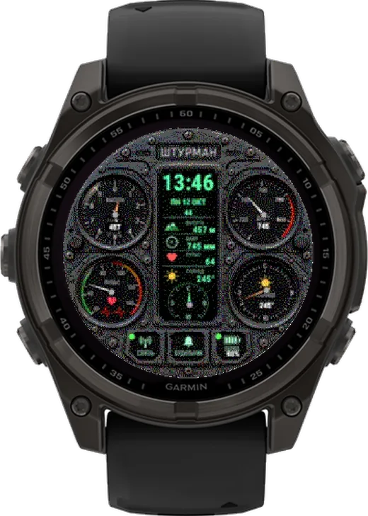 Циферблат ШТУРМАН для Garmin fēnix 8 Solar 47mm