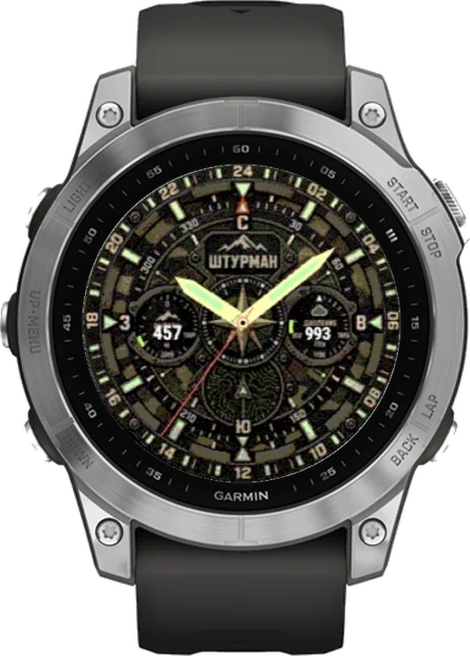 Циферблат ШТУРМАН-ХАКИ для Garmin fēnix 7 47mm