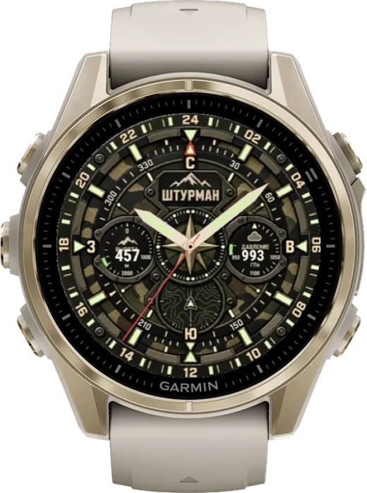ШТУРМАН-ХАКИ на fēnix 8 43mm