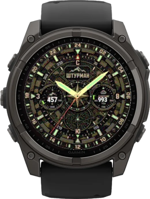 ШТУРМАН-ХАКИ на fēnix 8 Solar 51mm