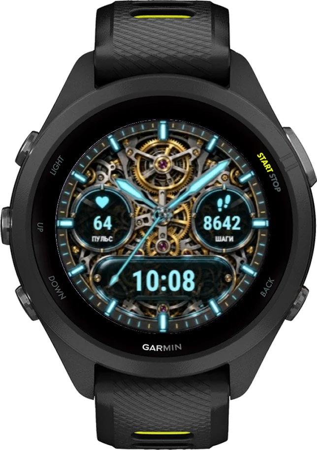 Циферблат СКЕЛЕТОН на Garmin Forerunner 265S