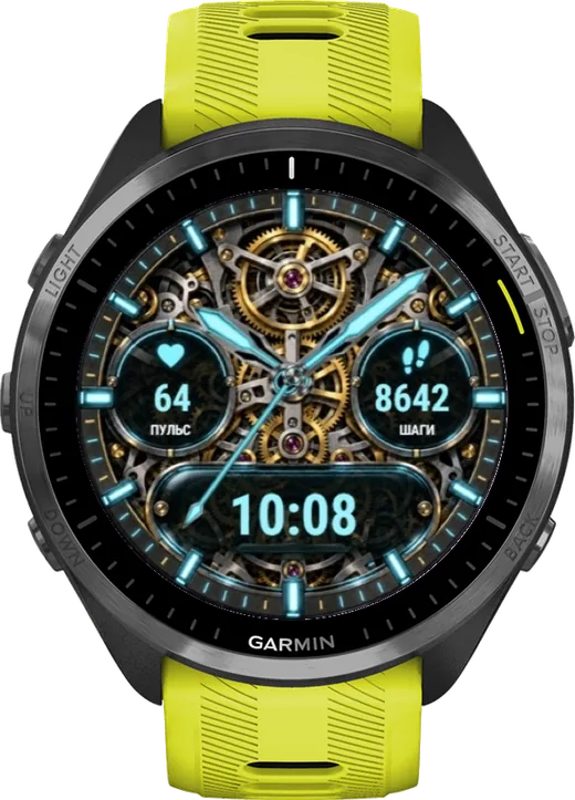 Циферблат СКЕЛЕТОН для Garmin Forerunner 965