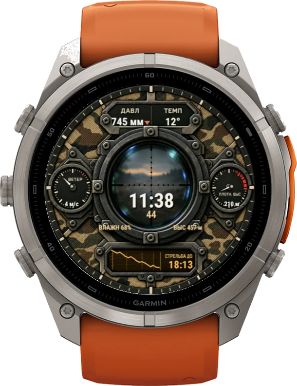 Циферблат СНАЙПЕР на Garmin fēnix 9 Pro 51mm