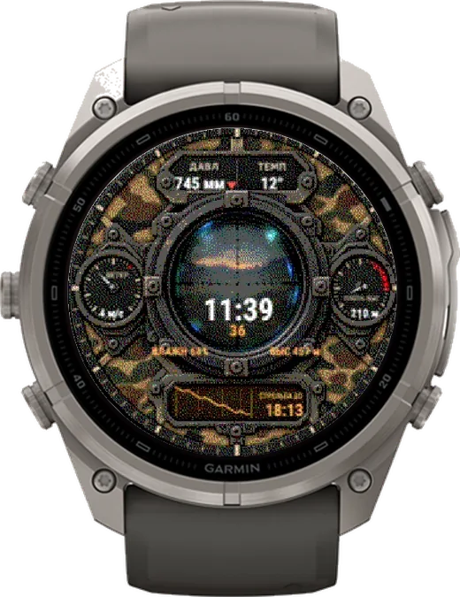 Циферблат СНАЙПЕР для Garmin fēnix 9 Pro Solar 51mm