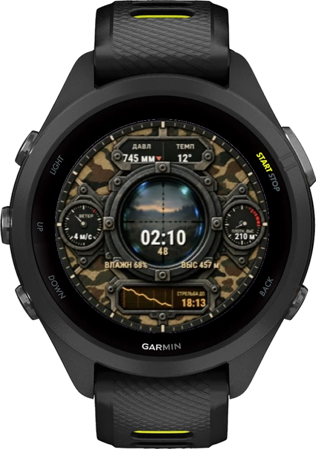 Циферблат СНАЙПЕР на Garmin Forerunner 265S