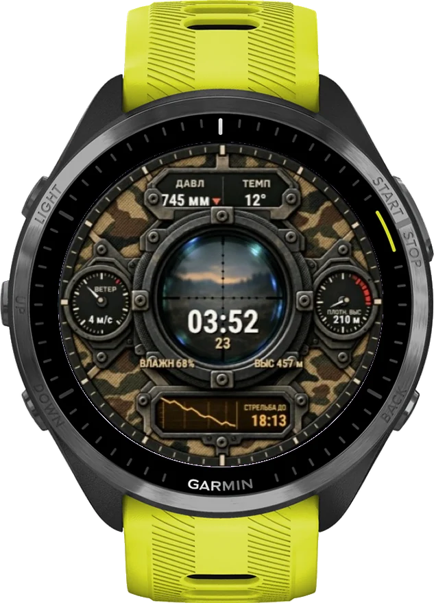 Циферблат СНАЙПЕР на Garmin Forerunner 965