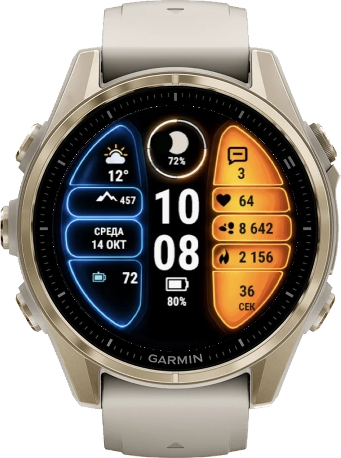 Циферблат СПЛИТ на Garmin fēnix 8 43mm